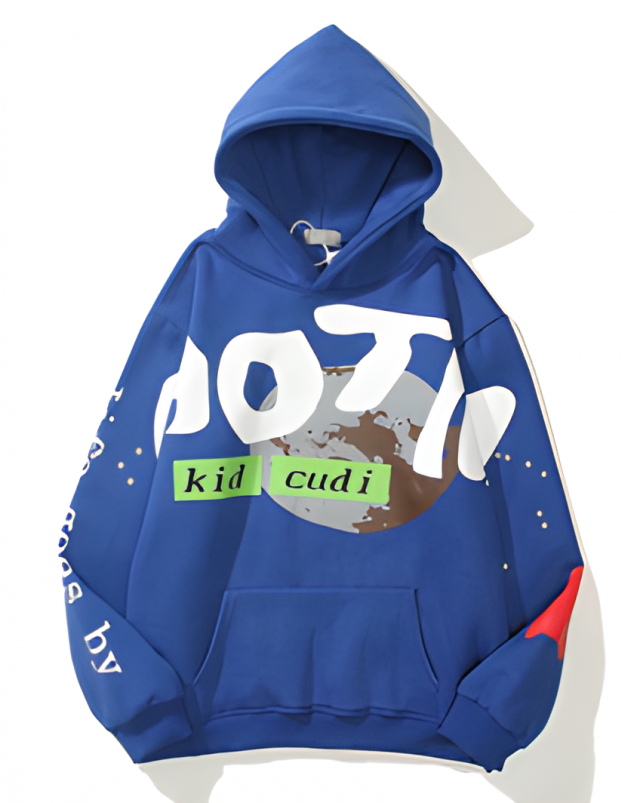 HenryBay Kid Cudi Man of The Moon 3 Mavi Unisex Sweatshirt Hoodie